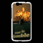 Coque Huawei Ascend G7 Poker flamme