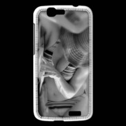 Coque Huawei Ascend G7 DP Charme enNoir et blanc 