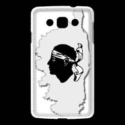 Coque LG L60 Carte de la Corse avec tête 5