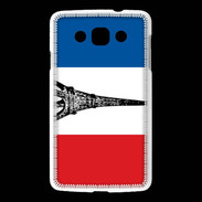 Coque LG L60 Drapeau français et Tour Eiffel