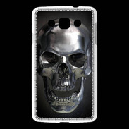 Coque LG L60 Tête de mort en métal