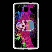 Coque LG L60 Tête de mort design et colorée