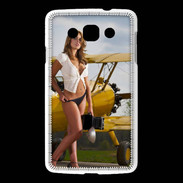 Coque LG L60 Avion sexy