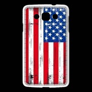 Coque LG L60 Drapeau USA grunge et vintage 5