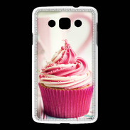 Coque LG L60 Cup cake rose et blanc