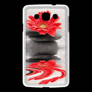 Coque LG L60 Fleurs et galet