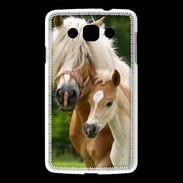 Coque LG L60 Cheval et poulain