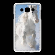 Coque LG L60 Cheval blanc dans la neige 2