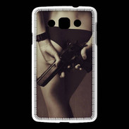 Coque LG L60 Attention maîtresse dangereuse