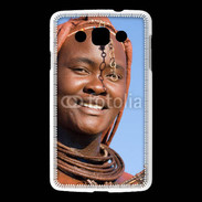 Coque LG L60 Femme tribu afrique