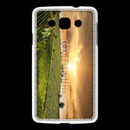 Coque LG L60 Couché de soleil sur champs de vignes