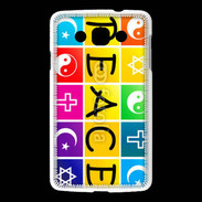 Coque LG L60 Paix dans toutes les religions