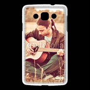 Coque LG L60 Guitariste peace and love 1