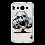 Coque LG L60 Carte tête de mort trèfle