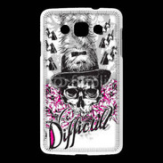 Coque LG L60 Tête de Mort Difficult
