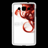 Coque LG L60 Coiffure Cheveux bouclés rouges