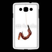Coque LG L60 Hameçon avec appât pêcheur