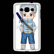 Coque LG L60 Chibi style illustration of a superhero 2