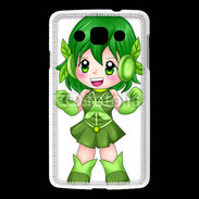 Coque LG L60 Chibi style illustration of a super-heroine 26