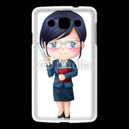 Coque LG L60 Cute cartoon illustration of a teacher