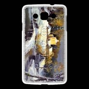 Coque LG L60 Peinture village rural