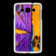 Coque LG L60 Peinture de champs de lavande 