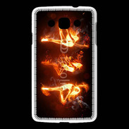 Coque LG L60 Danseuse feu