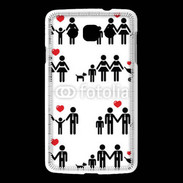 Coque LG L60 Gay et lesbiennes en couple