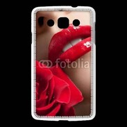 Coque LG L60 Bouche et rose glamour