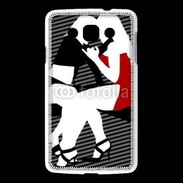 Coque LG L60 Illustration bisou lesbienne