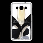 Coque LG L60 coupe de champagne talons aiguilles 