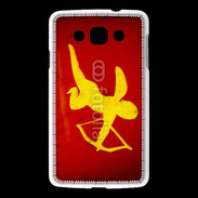 Coque LG L60 Cupidon sur fond rouge