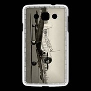 Coque LG L60 Avion T6 noir et blanc