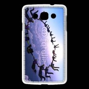 Coque LG L60 Formation en cercle de parachutistes