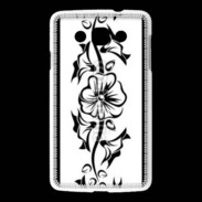 Coque LG L60 Tatouage de fleurs 5