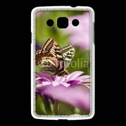 Coque LG L60 Fleur et papillon