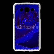 Coque LG L60 Fleur rose bleue