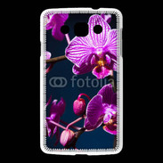Coque LG L60 Belle Orchidée violette 15