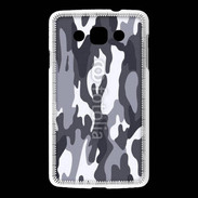 Coque LG L60 Camouflage gris et blanc