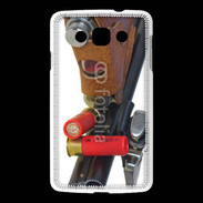 Coque LG L60 Fusil de chasse et couteau