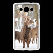 Coque LG L60 Cerf et biche en troupeau