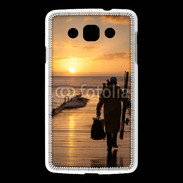 Coque LG L60 Pécheur au levé du soleil