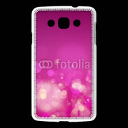Coque LG L60 fond rose or