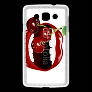 Coque LG L60 Cerise et bouche