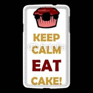 Coque LG L60 Keep calm eat cake