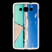 Coque LG L60 Ponton sur mer des tropiques