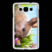 Coque LG L60 Lapin et fleurs