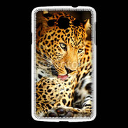 Coque LG L60 Portrait de léopard