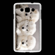 Coque LG L60 Chiot japonais blanc