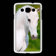 Coque LG L60 Portrait cheval blanc 10